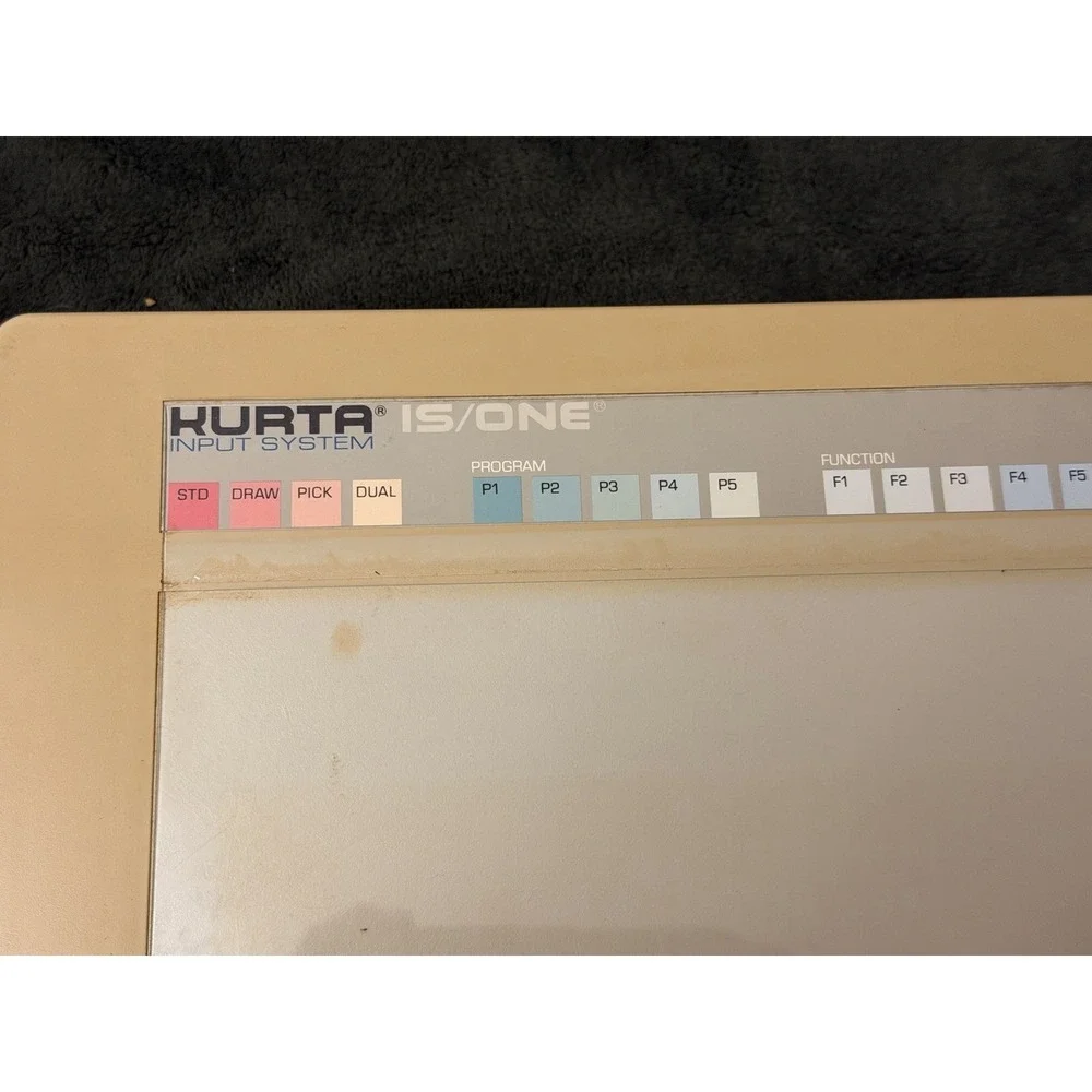 Kurta IS/ONE 12x17 Digitizing Tablet Input System Powers On Vintage CAD